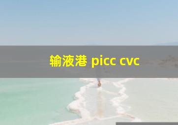 输液港 picc cvc